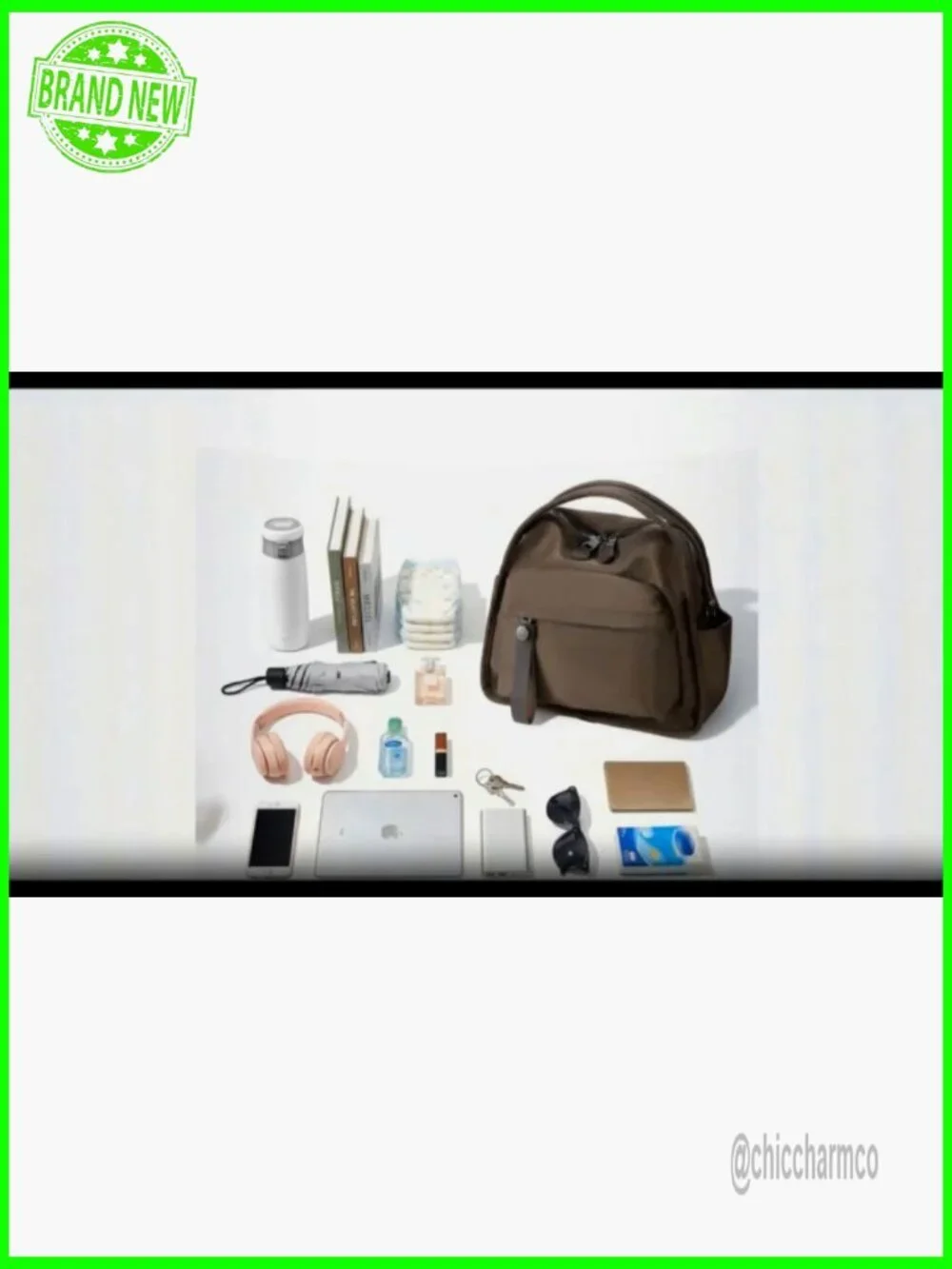 Nylon Crossbody Bag with Top Handle Waterproof Hobo Satchel Adjustable Strap